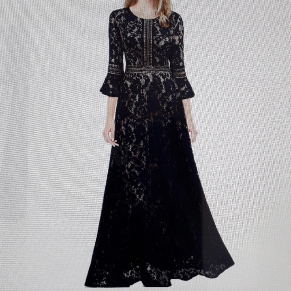 MissMay Floral lace evening cocktail party dress - Picture 3 of 6